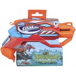 Nerf Super Soaker DinoSquad, soaker Raptor-Surge, spruzzo a grilletto.