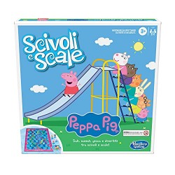 Hasbro - Gaming Peppa Pig Scivoli e Scale-Gioco per bambini dai 3 anni in su, per 2-4 giocatori, F29271031