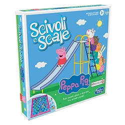 Hasbro - Gaming Peppa Pig Scivoli e Scale-Gioco per bambini dai 3 anni in su, per 2-4 giocatori, F29271031