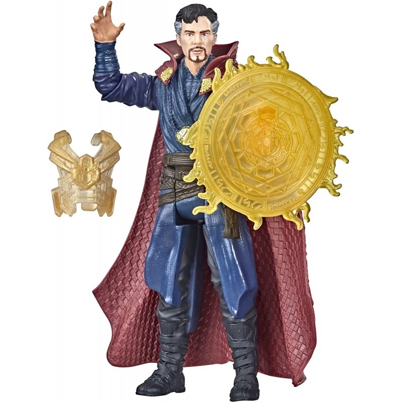 Spider-Man Marvel, Doctor Strange Mystery Web Gear da 15 cm, 1 Accessorio Armatura Mystery Web Gear e 1 Accessorio Personaggio, 