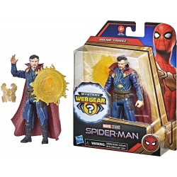 Spider-Man Marvel, Doctor Strange Mystery Web Gear da 15 cm, 1 Accessorio Armatura Mystery Web Gear e 1 Accessorio Personaggio, 