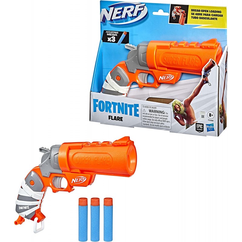 Hasbro - Nerf Fortnite Flare, blaster con dardi, F3368EU40