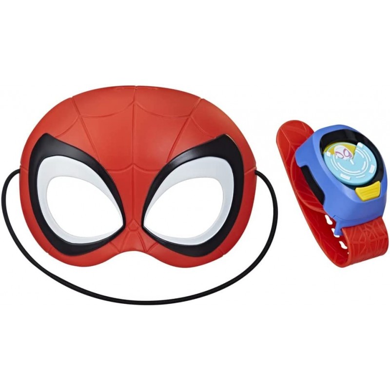 Hasbro - Marvel Spidey e i Suoi Fantastici Amici, Set con Orologio Comm-Link e Maschera di Spidey, F37125L00