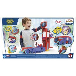 Hasbro - Marvel Spidey e i Suoi Fantastici Amici- Quartier Generale Mobile, playset 2-in-1, F37215L00