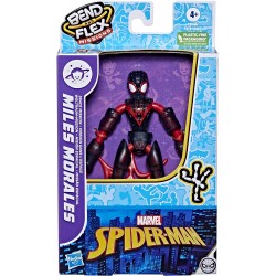 Hasbro - Marvel Spider-Man Bend And Flex Missions, Action Figure di Miles Morales Space Mission, F38445X00