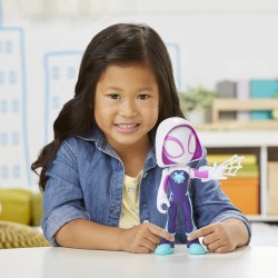 Hasbro - Spidey e I Suoi Fantastici Amici - Supersized Ghost-Spider, action figure da 22,5 cm, F39875L00