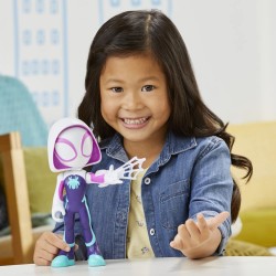 Hasbro - Spidey e I Suoi Fantastici Amici - Supersized Ghost-Spider, action figure da 22,5 cm, F39875L00