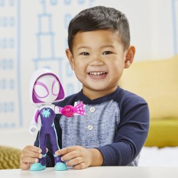 Hasbro - Spidey e I Suoi Fantastici Amici - Supersized Ghost-Spider, action figure da 22,5 cm, F39875L00