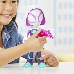 Hasbro - Spidey e I Suoi Fantastici Amici - Supersized Ghost-Spider, action figure da 22,5 cm, F39875L00