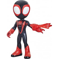 Hasbro - Marvel Spidey e I Suoi Fantastici Amici - Supersized Miles Morales: Spider-Man Action Figure da 22,5 cm, F39885L00