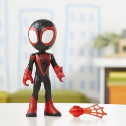 Hasbro - Marvel Spidey e I Suoi Fantastici Amici - Supersized Miles Morales: Spider-Man Action Figure da 22,5 cm, F39885L00