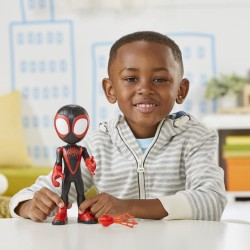 Hasbro - Marvel Spidey e I Suoi Fantastici Amici - Supersized Miles Morales: Spider-Man Action Figure da 22,5 cm, F39885L00
