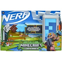 Hasbro - Nerf Minecraft, martello lancia-dardi Stormlander, F4416EU40