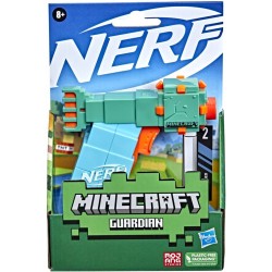 Hasbro - Nerf MicroShots Minecraft Guardian Mini Blaster, F4422EU40