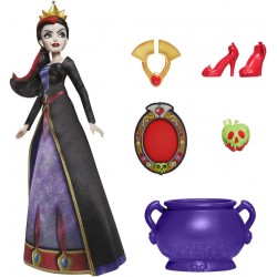 Hasbro - Disney Princess Villains - La Regina Cattiva, Fashion Doll con Accessori e Vestiti Rimovibili, F45625X21