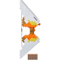 Hasbro - Nerf Minecraft, arco motorizzato Sabrewing, lancia i dardi, F4733EU40