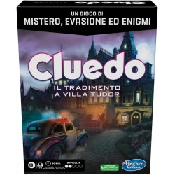 Hasbro Gaming - Cluedo Escape, Il Tradimento a Villa Tudor, un gioco di mistero, evasione ed enigmi, F56991030