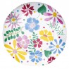 Piatti Piani plastificati per alimenti Twenty - Flowers - 8 pz - Ø cm 26, FLOWERS1T