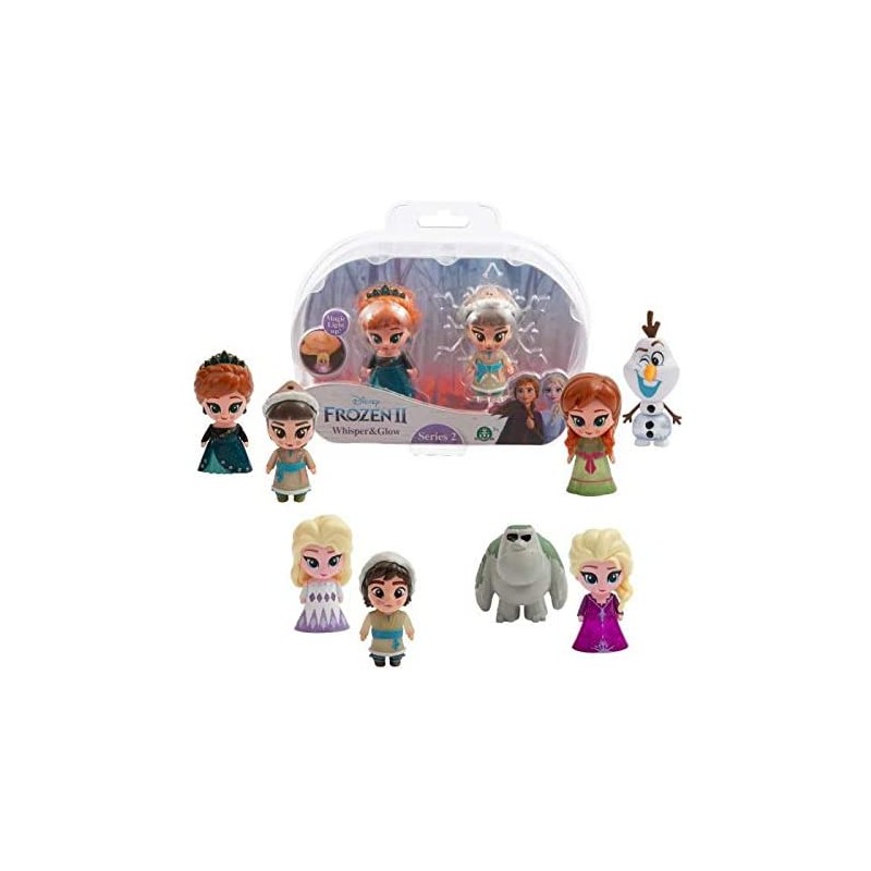 GIOCHI PREZIOSI DISNEY FROZEN 2 WHISPER AND GLOW 2 PERSONAGGI BLISTER, ASSORTITI