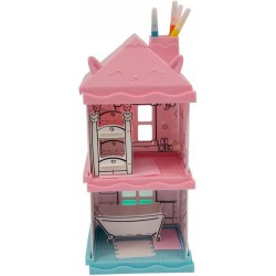 Grandi Giochi - Fuzzikins I Colora Cuccioli CASETTE, Casa Dolce Casa, cuccioli da colorare, lavare e ricolorare - FUZ00001