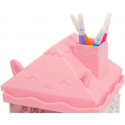 Grandi Giochi - Fuzzikins I Colora Casette, La Camera da Letto del Coniglietto, Cuccioli da colorare, Lavare e ricolorare - FUZ0