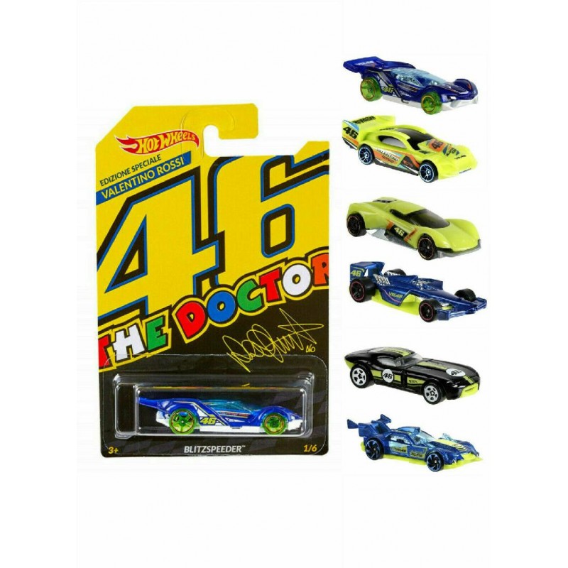 HOT WHEELS - AUTO VALENTINO ROSSI THE DOCTOR 46 DA COLLEZIONE "PEZZO SINGOLO"