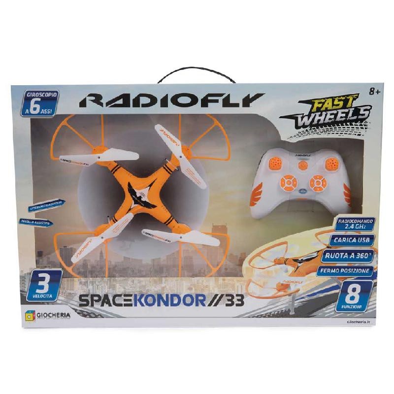 FAST WHEELS - Drone SpaceKondor 33  RC RadioFly
