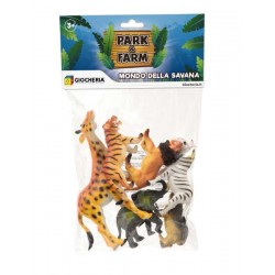 PARK & FARM - Busta 6 Animali Savana
