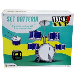 MUSIC MANIA - Batteria Professional 4 tamburi-GGI190310