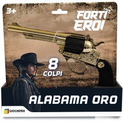 FORTI EROI - Pistola Alabama Oro 8 Colpi
