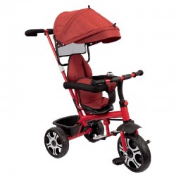 Giò Baby - triciclo colore rosso 3 in 1 multiuso, GGI210030