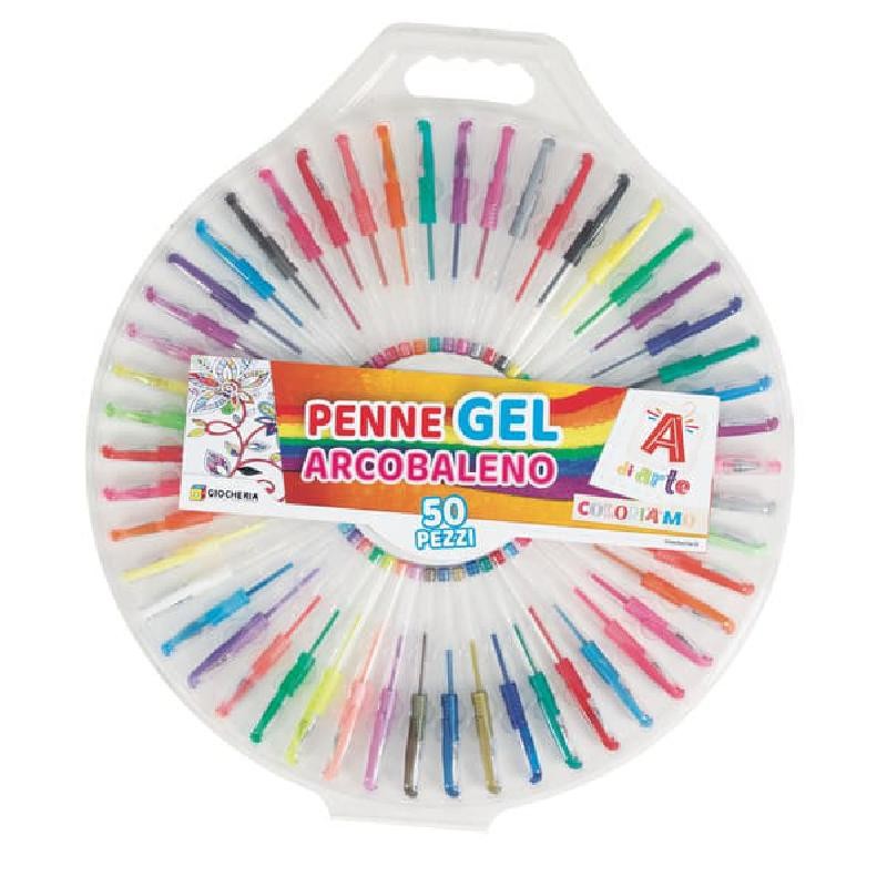 A di Arte - penne gel arcobaleno 50 pz. , GGI210045