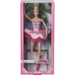 Barbie- Ballet Wishes Bambola da Collezione Dedicata alle Future Ballerine con tutù e Accessori, GHT41