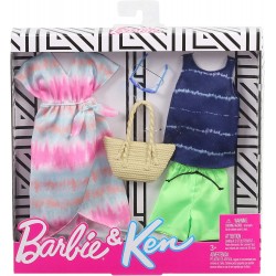 Barbie - Look Completi Ken, Set di Vestiti per Le Bambole e Accessori, GHX71