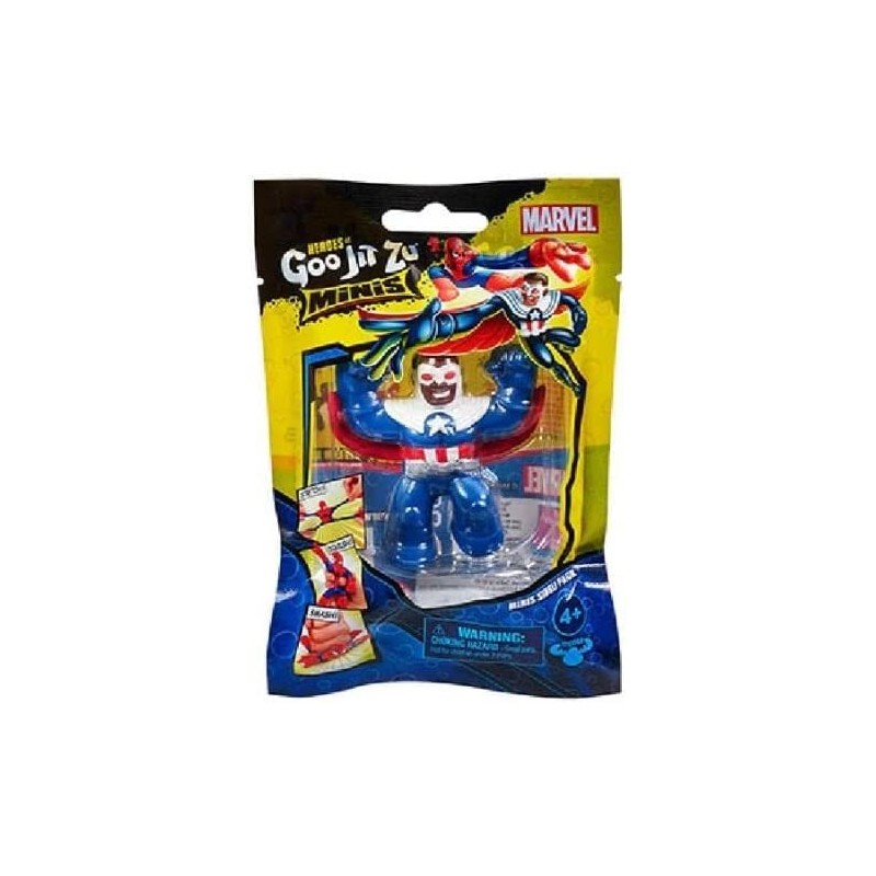 Grandi Giochi - Goo Jit Zu Minis Eroi Marvel personaggi assortiti, GJM00100