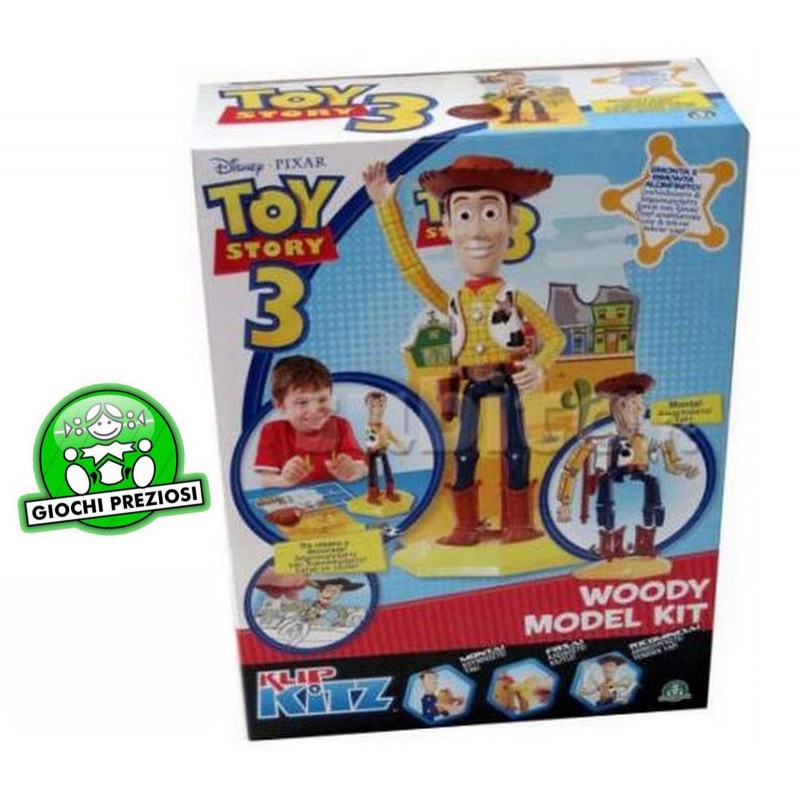 Toy Story - Klip Kitz Woody Personaggio Montabile