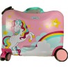 GIOLLY Trolley da Viaggio Valigia Cavalcabile Unicorno - GPT00000