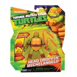 Giochi Preziosi - Ninja Turtles - Assortimento Personaggi Base Head Dropping, 1 pz - GPZ91110