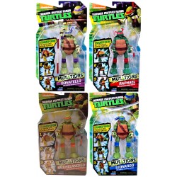 Ninja Turtles -  Personaggio Mutation Deluxe Trasformabile