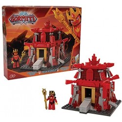 Giochi Preziosi - Gormiti - Set Costruzioni Fuoco con Mini Personaggio Incluso, La Fortezza Fiamma, 280 pezzi, GRB00000