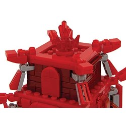 Giochi Preziosi - Gormiti - Set Costruzioni Fuoco con Mini Personaggio Incluso, La Fortezza Fiamma, 280 pezzi, GRB00000