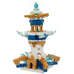 Giochi Preziosi - Gormiti - Set Costruzioni Ghiaccio con Mini Personaggio Incluso, Il Castello Glaciale, 280 pezzi, per Bambini 