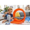 Hot Wheels - Pista Acrobazie nel Loop con Lanciatore Doppio, Rampa a Molla e Macchinina - GTV13