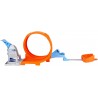 Hot Wheels - Pista Acrobazie nel Loop con Lanciatore Doppio, Rampa a Molla e Macchinina - GTV13