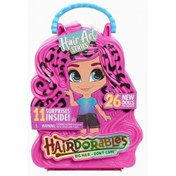 Giochi Preziosi - Hairdorables- Hair Art 11 Livelli di Sorpresa, Mini Bambola con Accessori, Modelli Assortiti, Colore, HAA09000