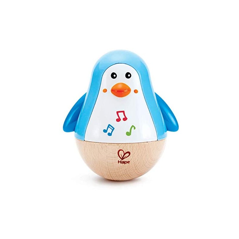 Penguin Music Wobbler-Baby Musical Instrument Pinguino Giroscopio, Multicolore, E0331