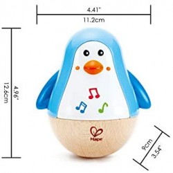 Penguin Music Wobbler-Baby Musical Instrument Pinguino Giroscopio, Multicolore, E0331