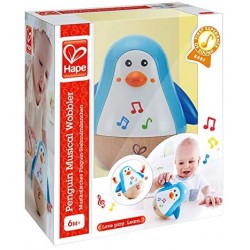 Penguin Music Wobbler-Baby Musical Instrument Pinguino Giroscopio, Multicolore, E0331