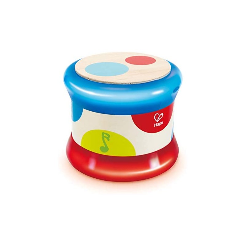 Baby Tamburo| Baby Tamburo Colorato Musicale Strumento Giocattolo Bambini, Ritmo e Suono Apprendimento, Con batterie