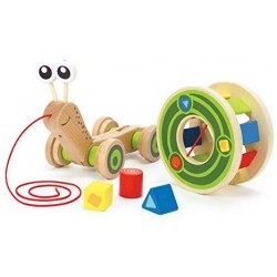 Hape E0349 - Lumachina da passeggio, multicolore